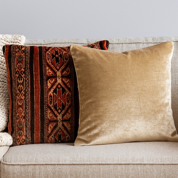 Williams Sonoma Home Velvet Pillow Cover 20x20 - Picture 4 of 10